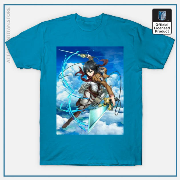 Attack On Titan T-shirts - Mikasa Ackerman Fight Illustration Custom ...