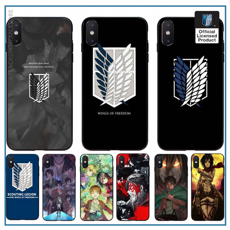 Yinuoda attack on titan DIY Printing Phone Case cover Shell For iPhone 11 8 7 6 6 - Attack On Titan Store
