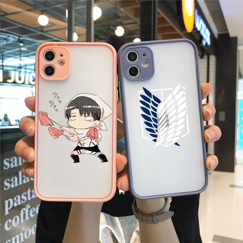 Anime Japanese Attack on Titan Phone Case for Iphone 12 Mini 11 Pro XS MAX 8 6 - Attack On Titan Store
